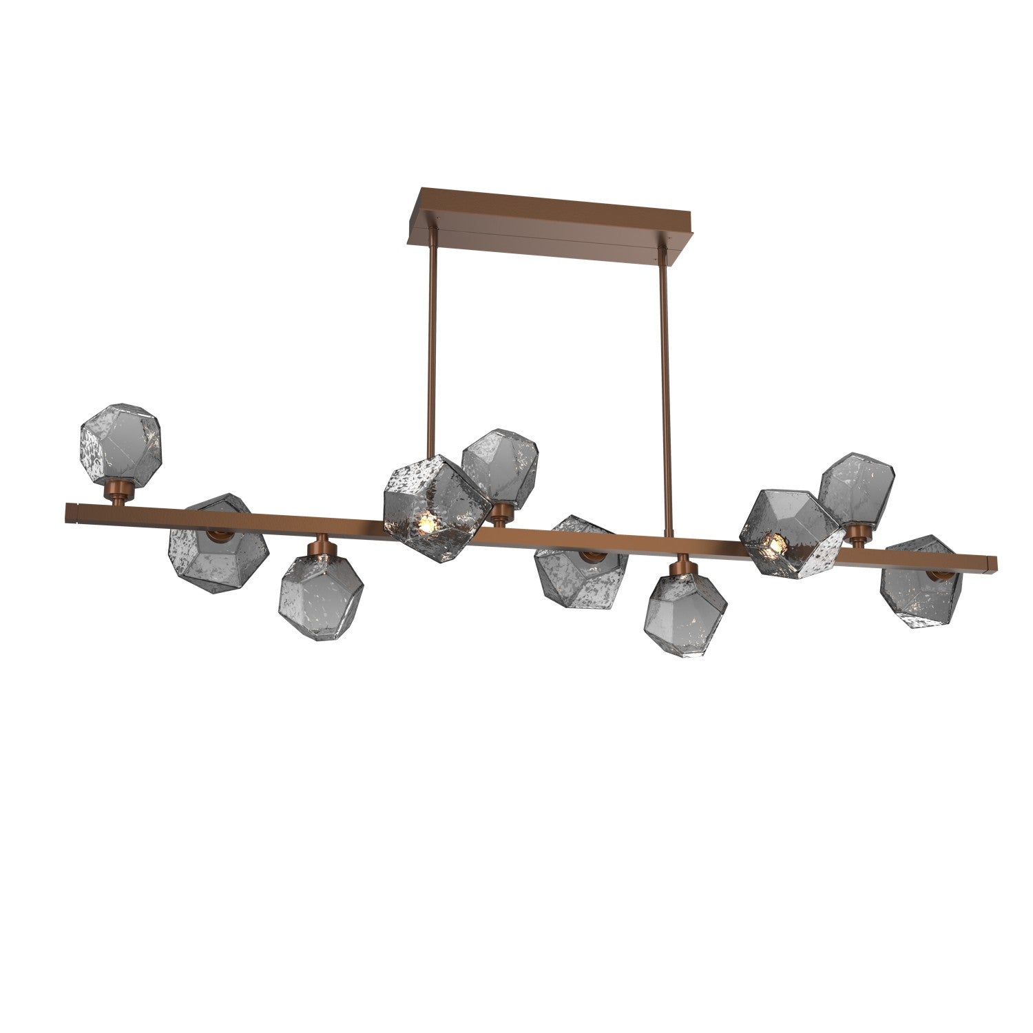 Hammerton Studio - PLB0039-T0-BB-S-001-L3 - LED Lantern - Gem - Burnished Bronze