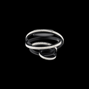 Schonbek Beyond - BFM64418-BK - LED Flush Mount - Jangle - Black