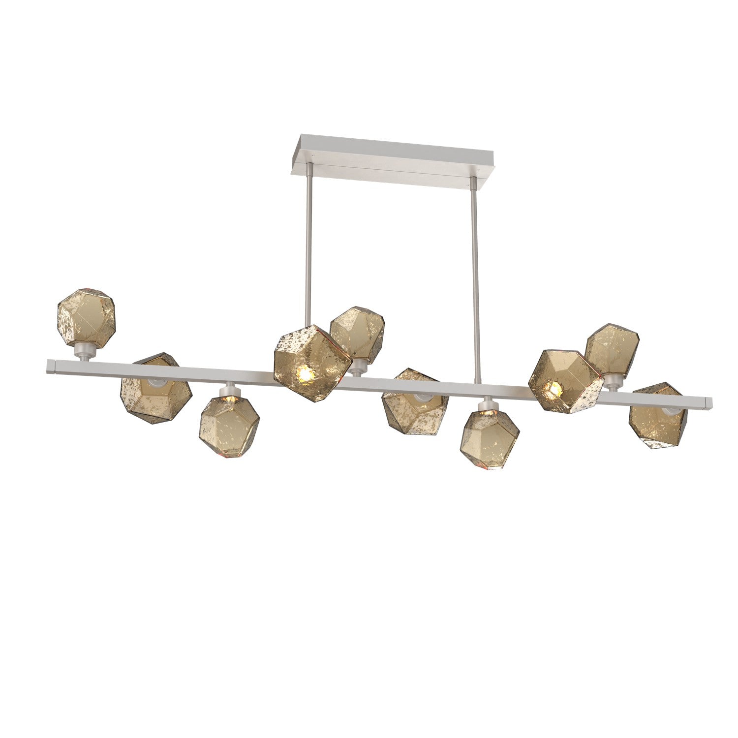 Hammerton Studio - PLB0039-T0-BS-B-001-L3 - LED Lantern - Gem - Beige Silver