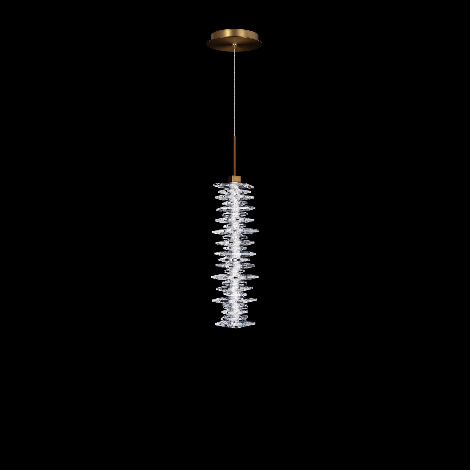 Schonbek Beyond - BPD21516-AB - LED Pendant - Bergy - Aged Brass
