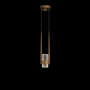 Schonbek Beyond - BPD28518-AB - LED Pendant - Cadenza - Aged Brass
