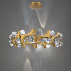 Schonbek Beyond - BPD45536-AB - LED Pendant - Amorina - Aged Brass