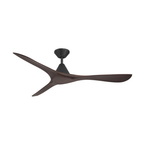 Modern Forms Fans - FR-D2504-60-MB/DW - 60"Ceiling Fan - Carve - Matte Black/Dark Walnut