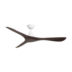 Modern Forms Fans - FR-D2504-60-MW/DW - 60" Ceiling Fan - Carve - Matte White/Dark Walnut
