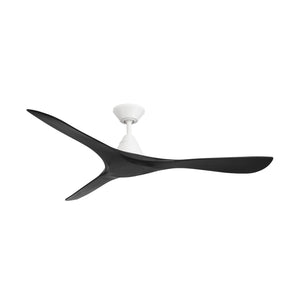 Modern Forms Fans - FR-D2504-60-MW/MB - 60"Ceiling Fan - Carve - Matte White/Matte Black