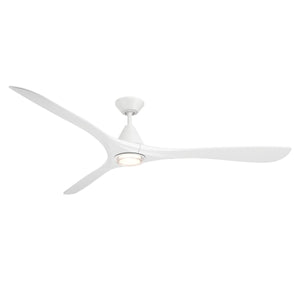Modern Forms Fans - FR-D2504-72L-MW - 72"Ceiling Fan - Carve - Matte White