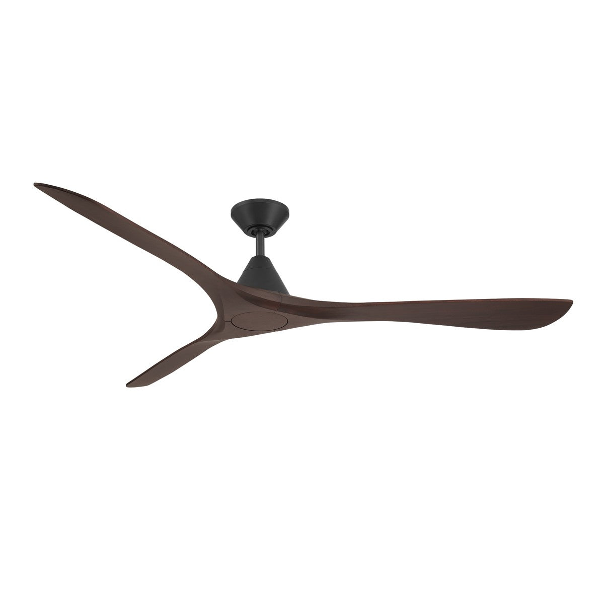 Modern Forms Fans - FR-D2504-72-MB/DW - 72" Ceiling Fan - Carve - Matte Black/Dark Walnut