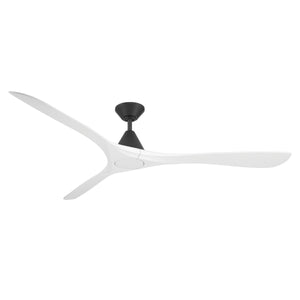 Modern Forms Fans - FR-D2504-72-MB/MW - 72"Ceiling Fan - Carve - Matte Black/Matte White