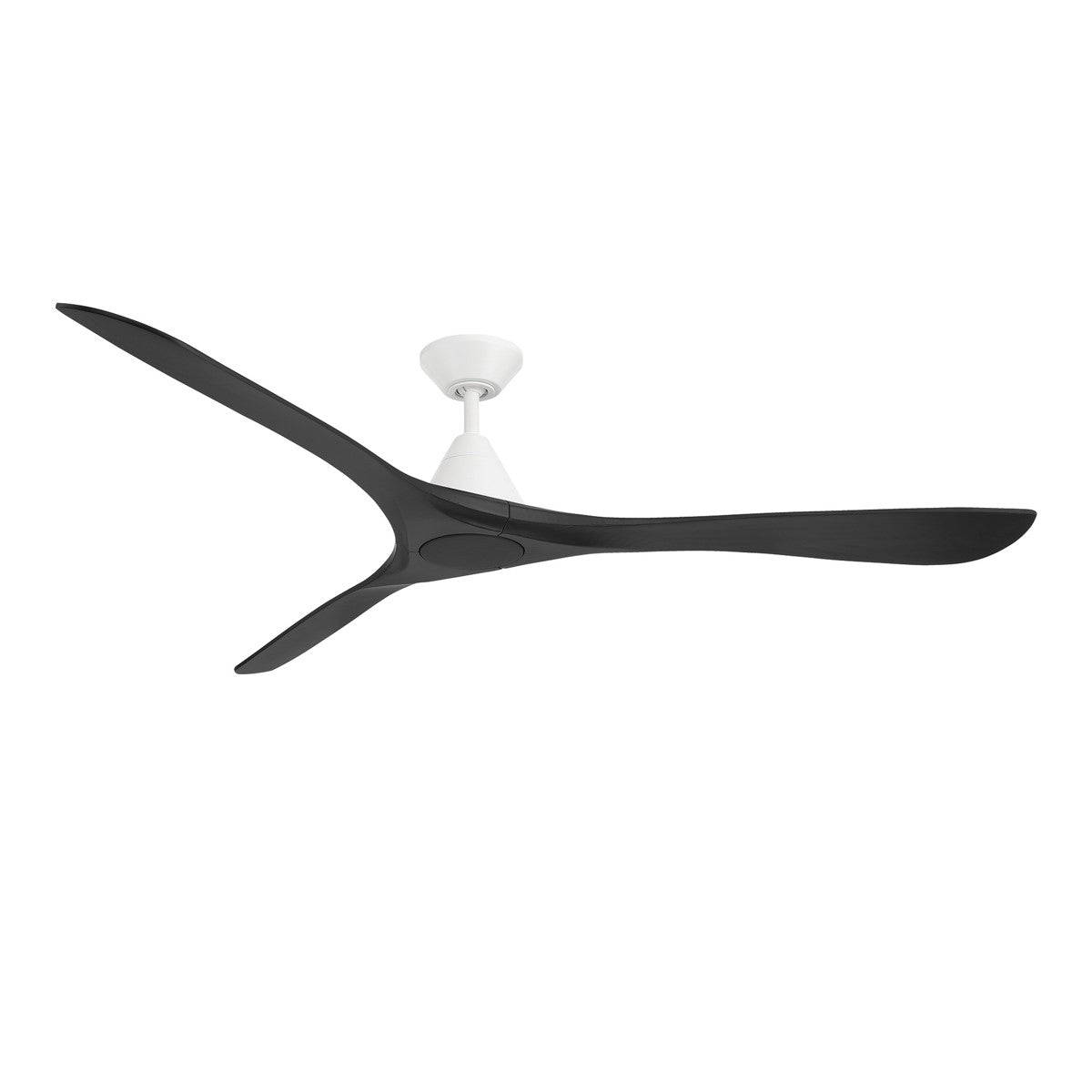 Modern Forms Fans - FR-D2504-72-MW/MB - 72" Ceiling Fan - Carve - Matte White/Matte Black