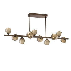 Hammerton Studio - PLB0039-T0-FB-B-001-L3 - LED Lantern - Gem - Flat Bronze
