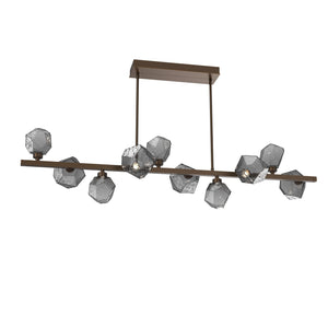 Hammerton Studio - PLB0039-T0-FB-S-001-L3 - LED Lantern - Gem - Flat Bronze