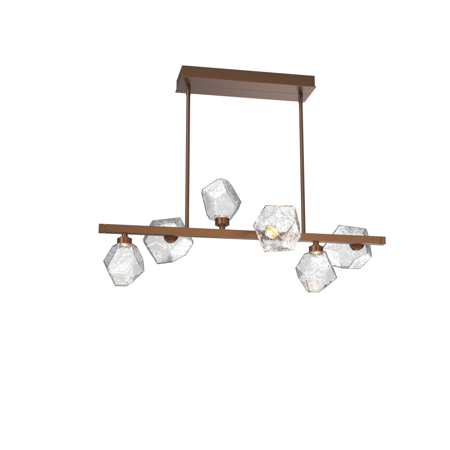 Hammerton Studio - PLB0039-T6-BB-C-001-L1 - LED Lantern - Gem - Burnished Bronze