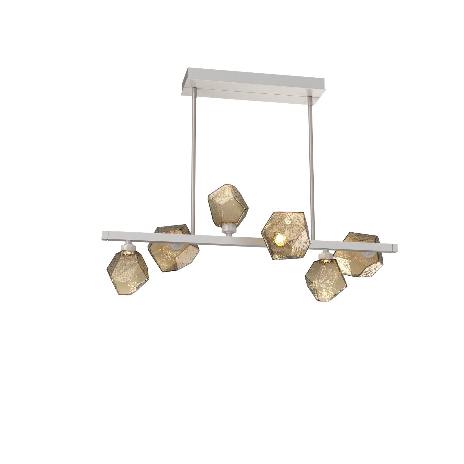 Hammerton Studio - PLB0039-T6-BS-B-001-L1 - LED Lantern - Gem - Beige Silver
