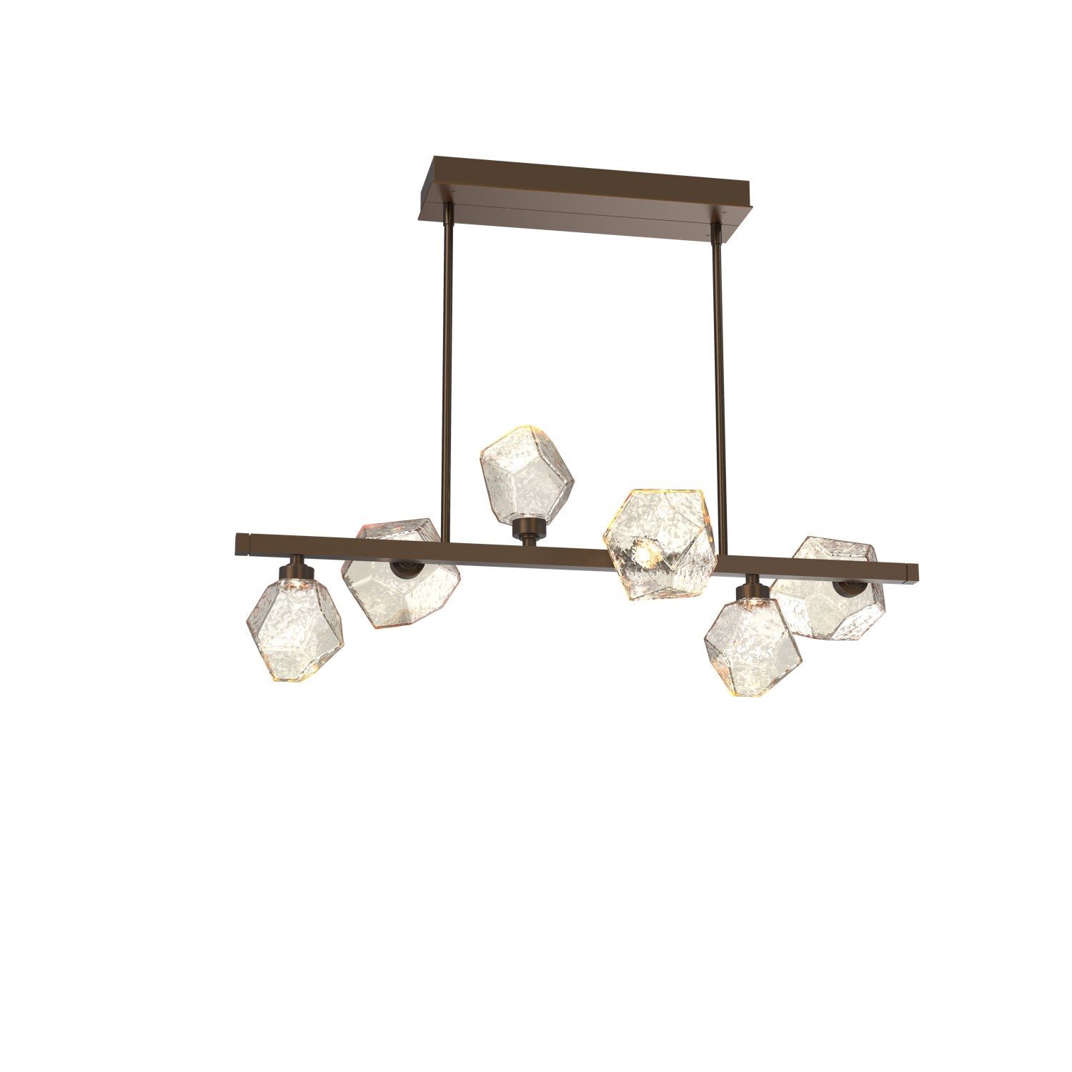 Hammerton Studio - PLB0039-T6-FB-A-001-L1 - LED Lantern - Gem - Flat Bronze