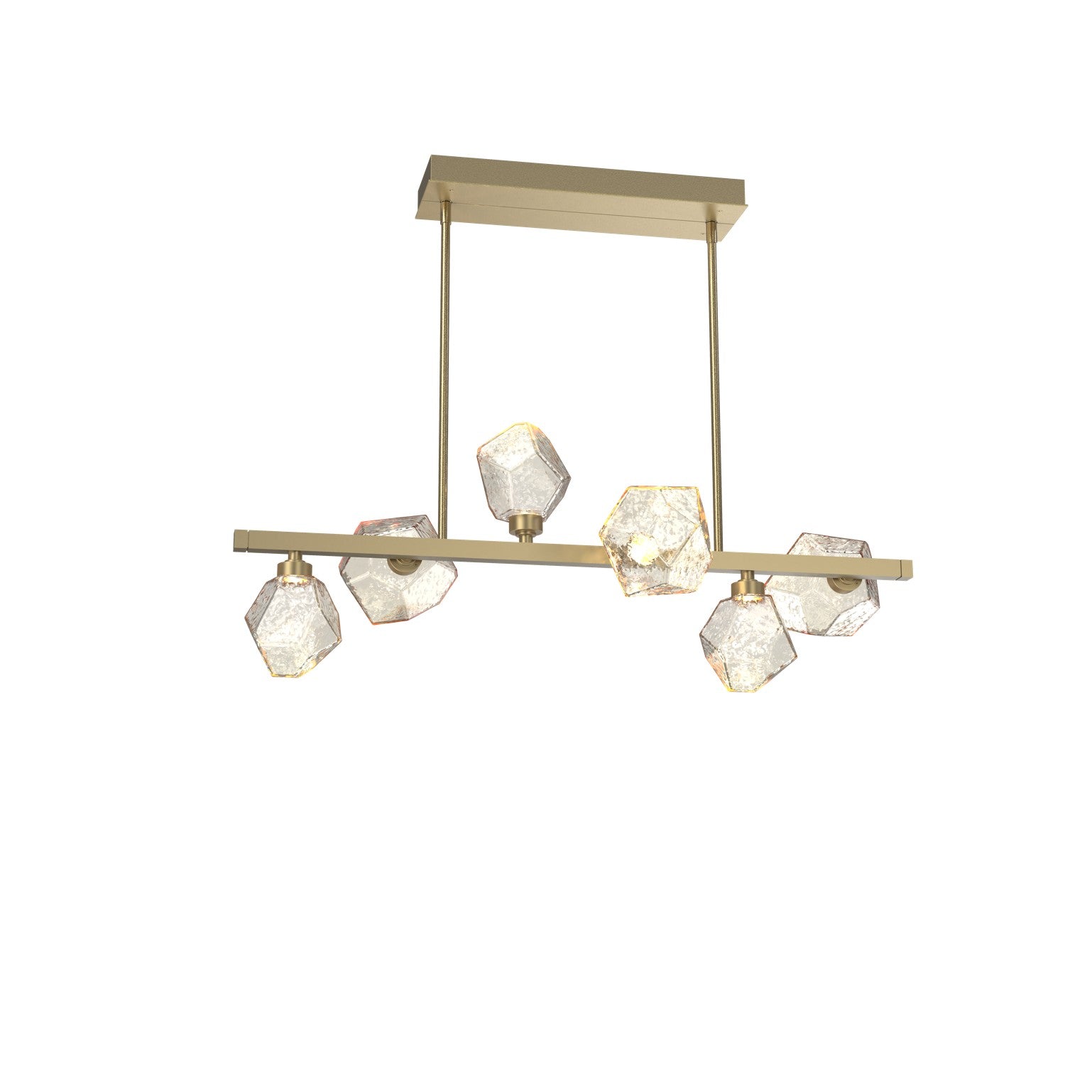 Hammerton Studio - PLB0039-T6-GB-A-001-L3 - LED Lantern - Gem - Gilded Brass