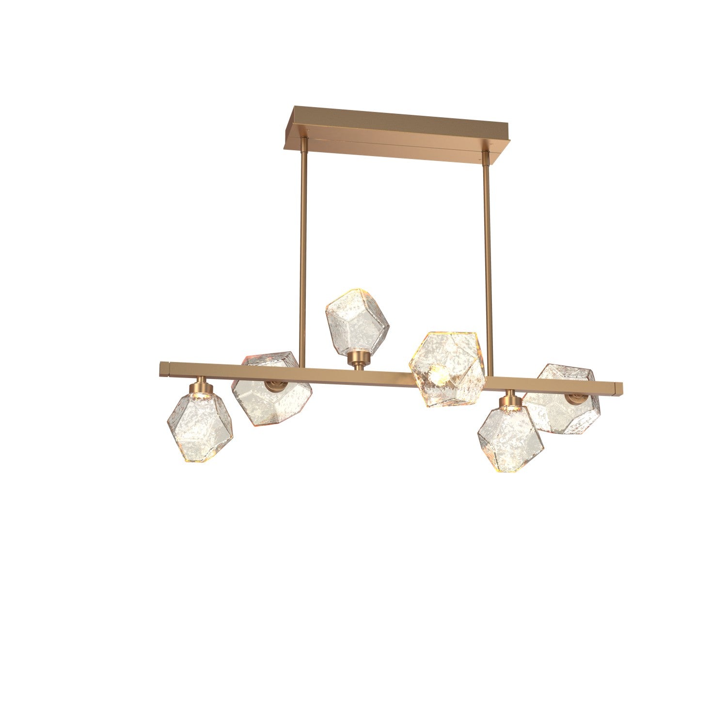 Hammerton Studio - PLB0039-T6-NB-A-001-L3 - LED Lantern - Gem - Novel Brass