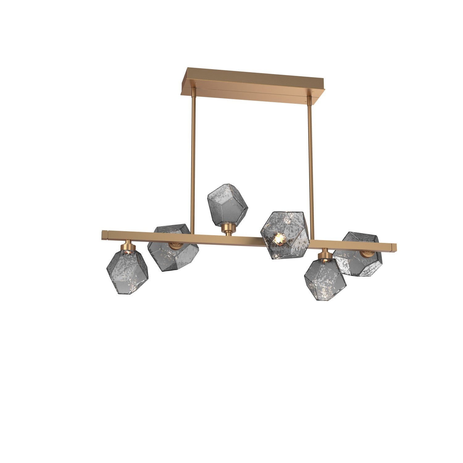 Hammerton Studio - PLB0039-T6-NB-S-001-L1 - LED Lantern - Gem - Novel Brass