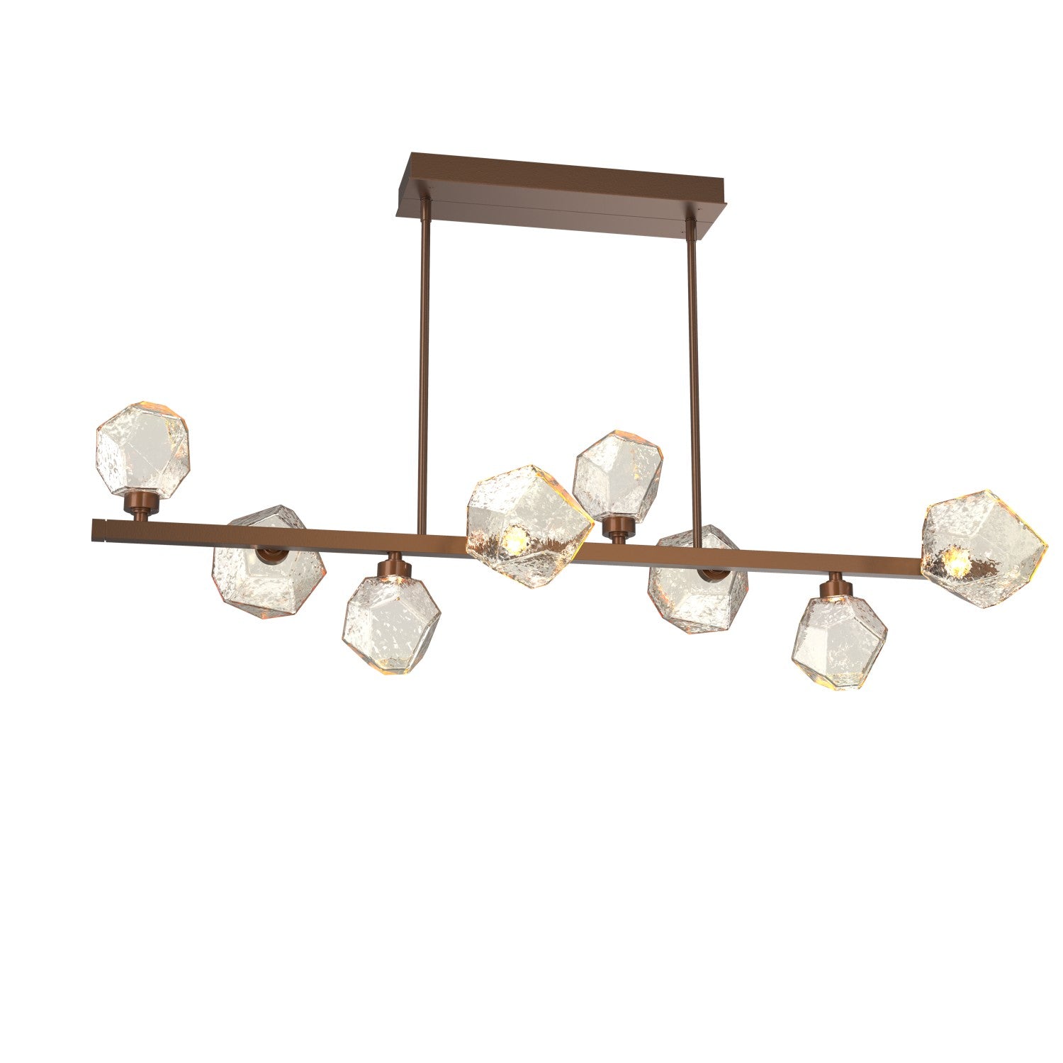 Hammerton Studio - PLB0039-T8-BB-A-001-L1 - LED Lantern - Gem - Burnished Bronze