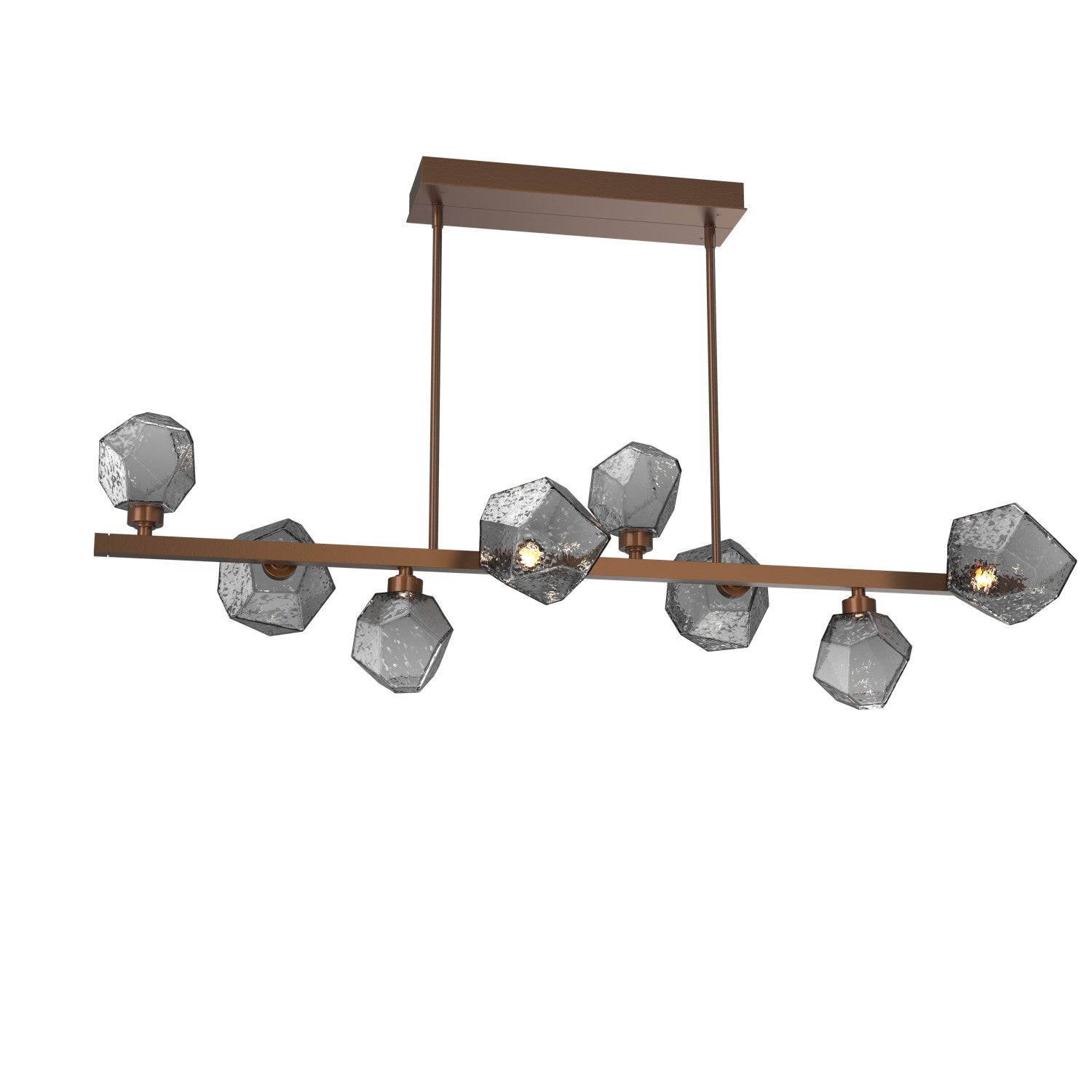 Hammerton Studio - PLB0039-T8-BB-S-001-L1 - LED Lantern - Gem - Burnished Bronze