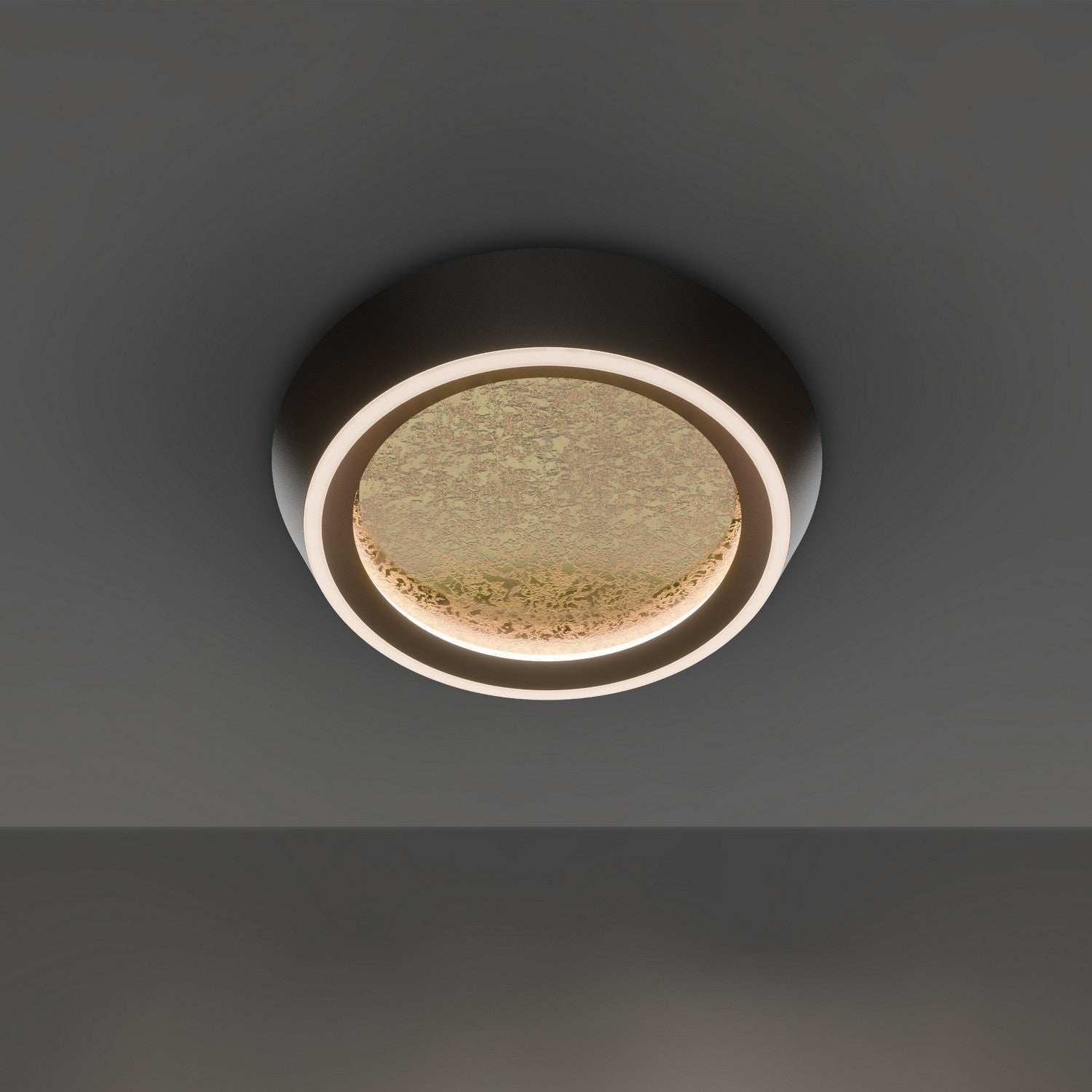 Modern Forms - FM-18518-40-BK/GL - LED Flush Mount - Tinzel - Black/Gold Leaf