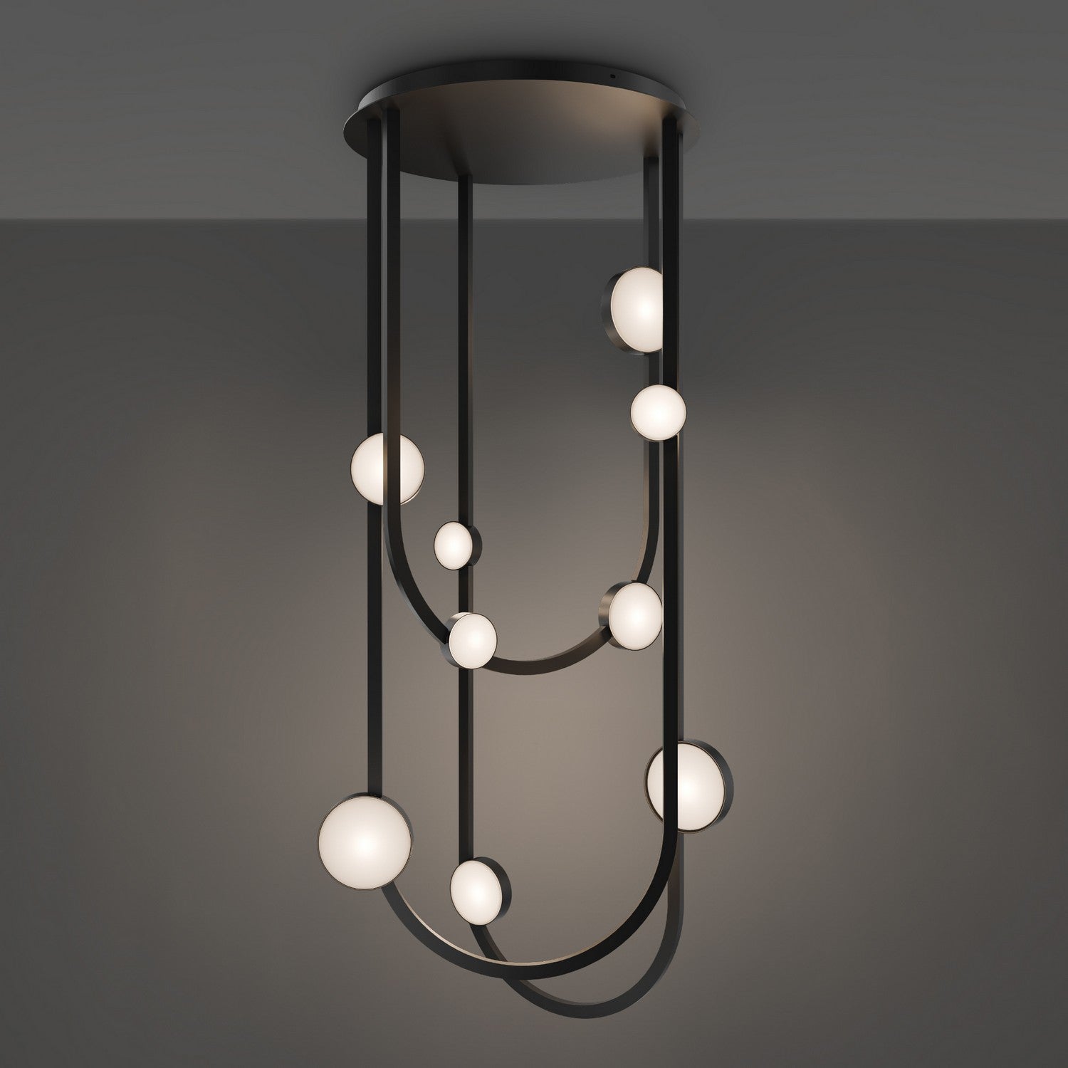 Modern Forms - FM-42551-40-BK - LED Flush Mount - Tableau - Black
