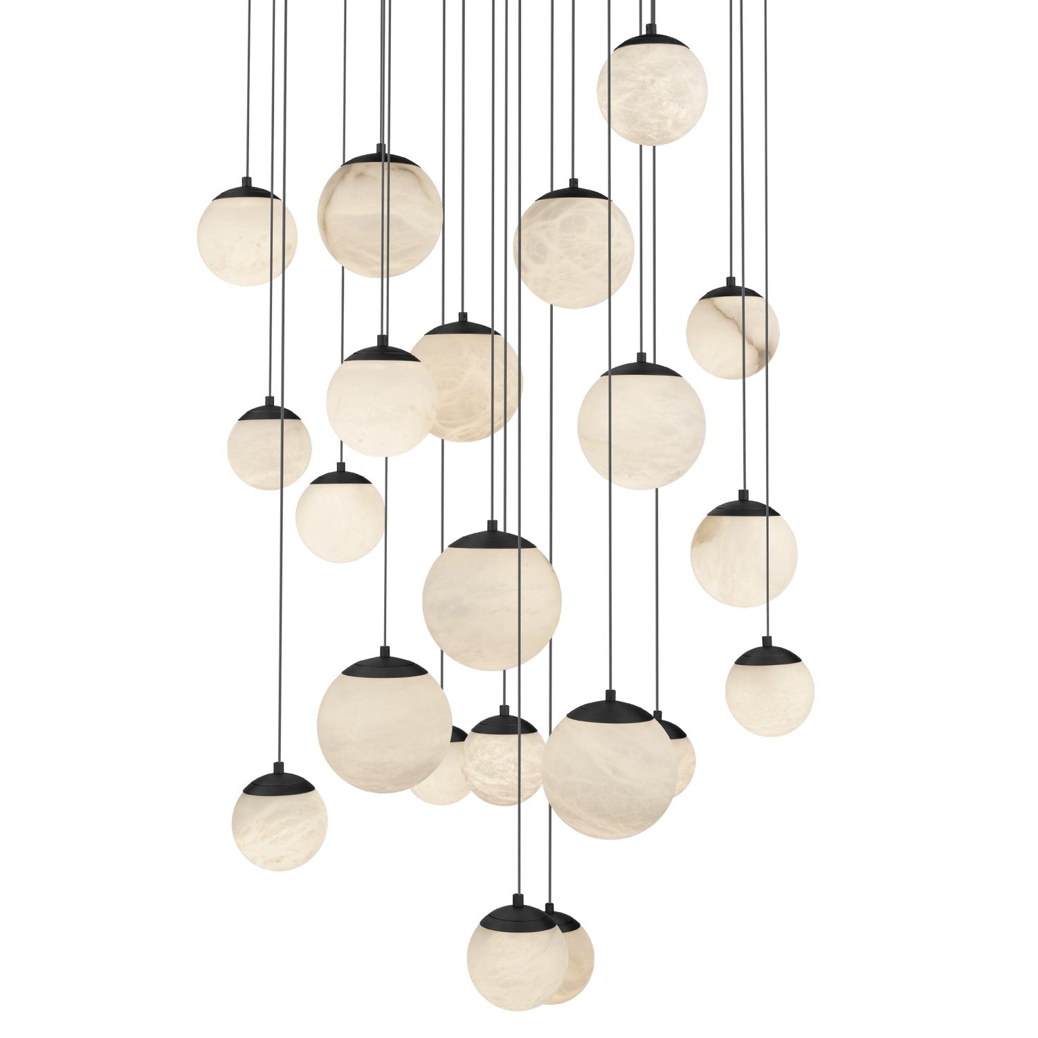 Modern Forms - PD-34421R-BK - LED Pendant - Pisces - Black