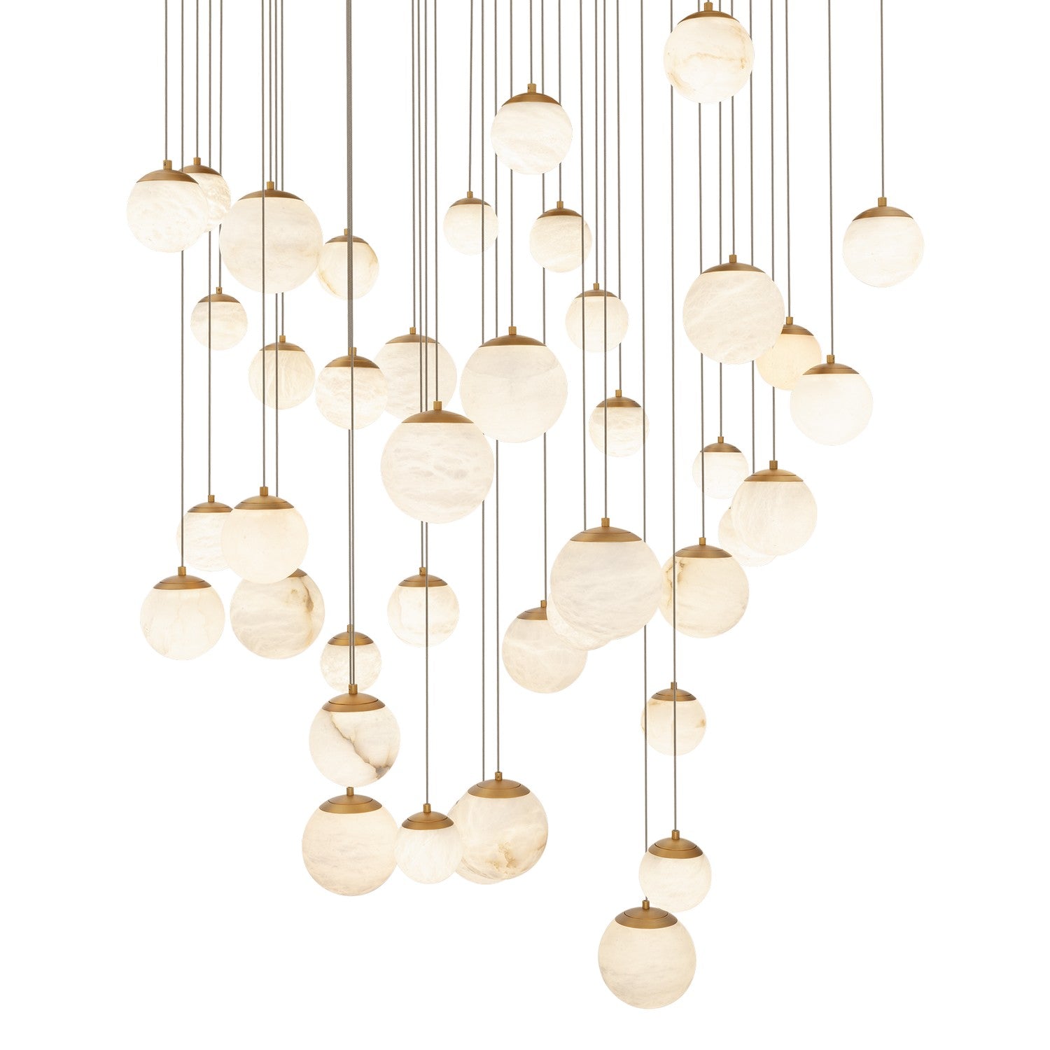 Modern Forms - PD-34441S-AB - LED Pendant - Pisces - Aged Brass