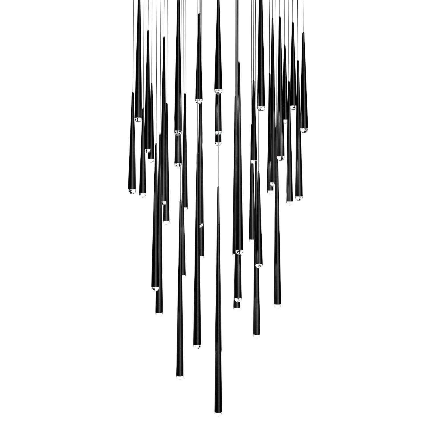 Modern Forms - PD-41741S-BK - LED Pendant - Cascade - Black
