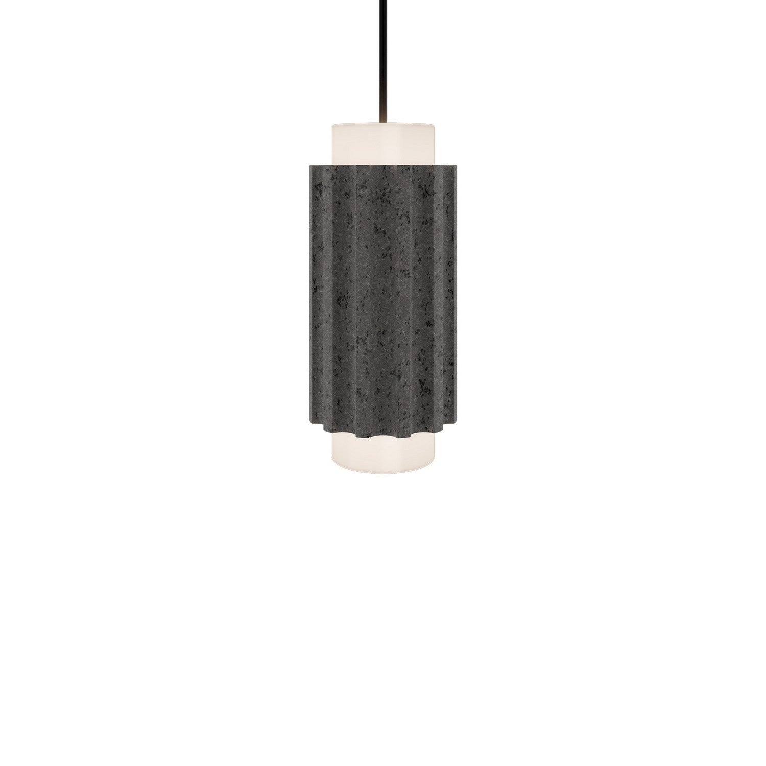 Modern Forms - PD-62516-35-BV/BK - LED Mini Pendant - Caviar - Bassalt Stone/Black
