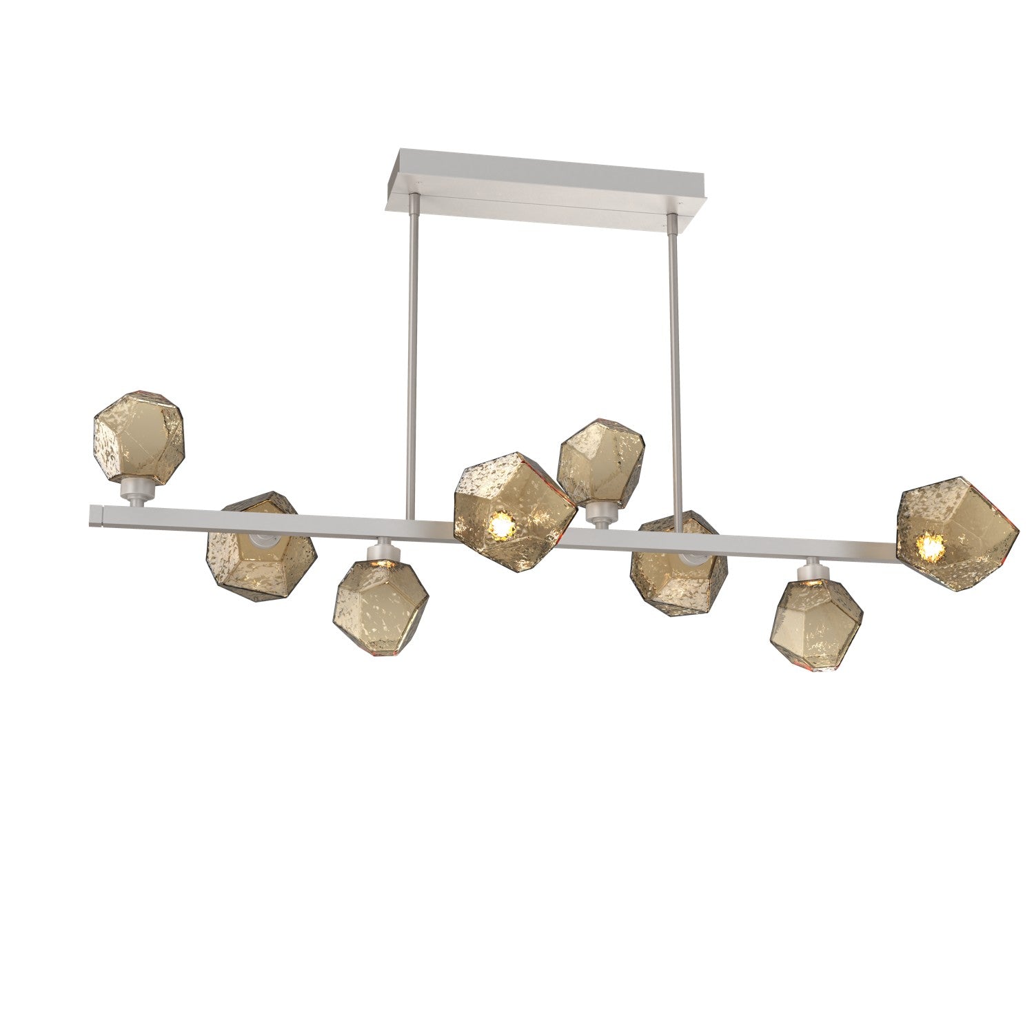 Hammerton Studio - PLB0039-T8-BS-B-001-L3 - LED Lantern - Gem - Beige Silver