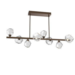 Hammerton Studio - PLB0039-T8-FB-C-001-L1 - LED Lantern - Gem - Flat Bronze