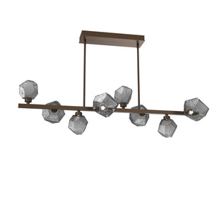 Hammerton Studio - PLB0039-T8-FB-S-001-L3 - LED Lantern - Gem - Flat Bronze