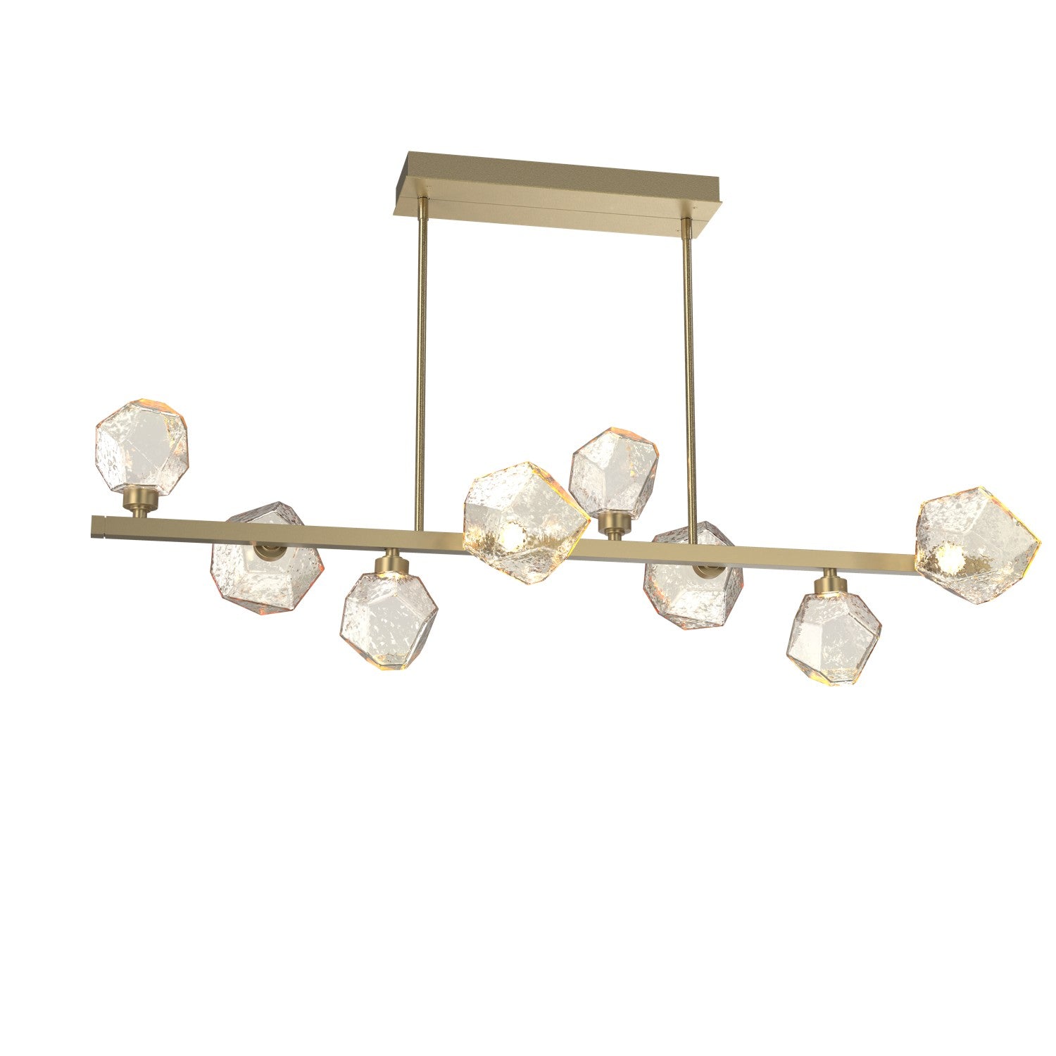 Hammerton Studio - PLB0039-T8-GB-A-001-L1 - LED Lantern - Gem - Gilded Brass