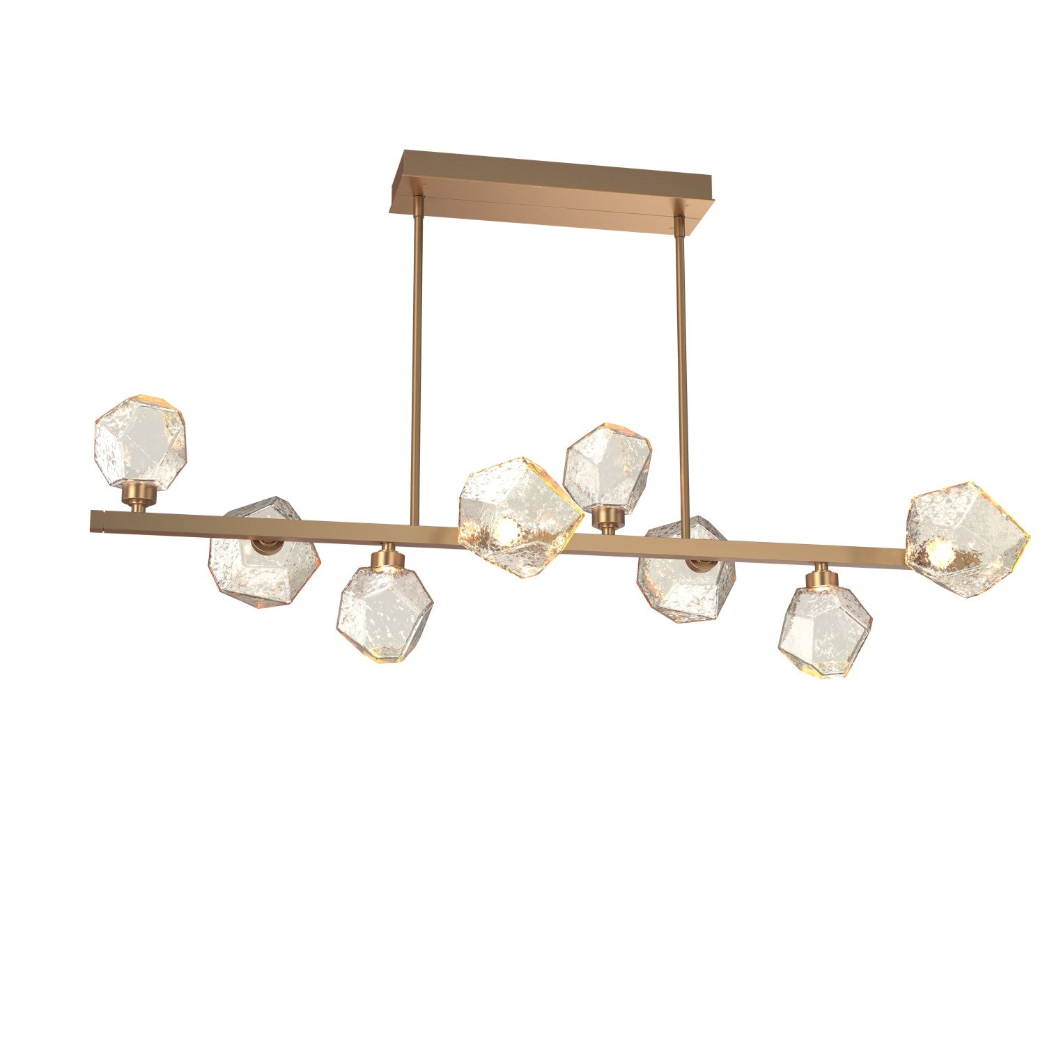Hammerton Studio - PLB0039-T8-NB-A-001-L1 - LED Lantern - Gem - Novel Brass