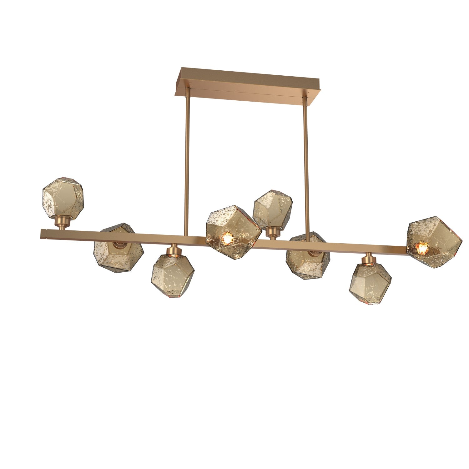 Hammerton Studio - PLB0039-T8-NB-B-001-L3 - LED Lantern - Gem - Novel Brass