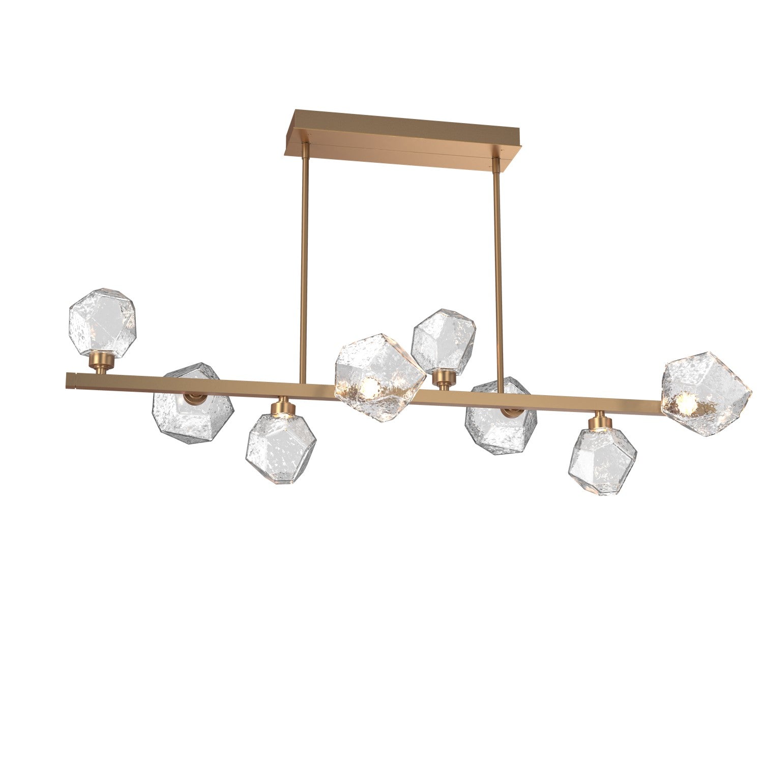 Hammerton Studio - PLB0039-T8-NB-C-001-L3 - LED Lantern - Gem - Novel Brass