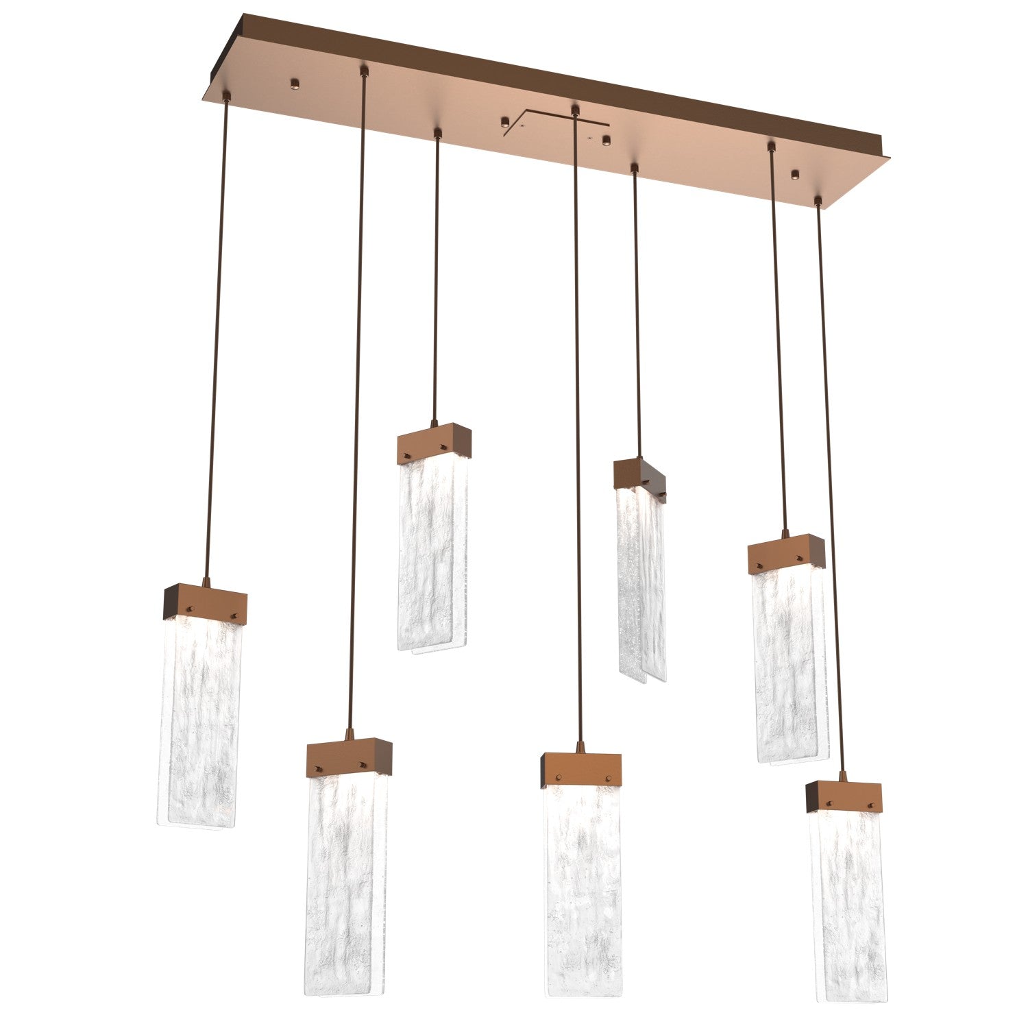Hammerton Studio - PLB0042-07-BB-CG-C01-L1 - LED Pendant - Parallel - Burnished Bronze