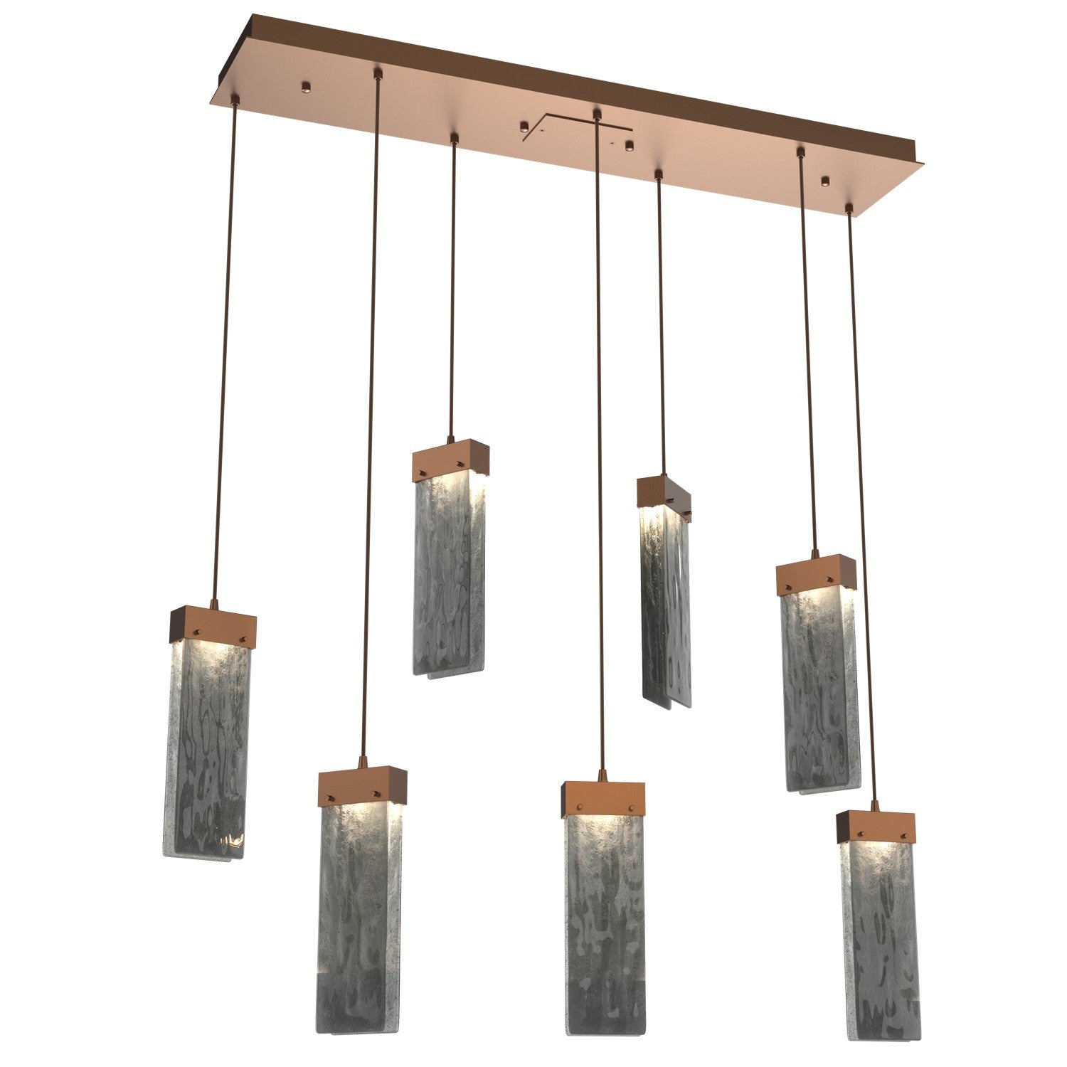 Hammerton Studio - PLB0042-07-BB-SG-C01-L1 - LED Pendant - Parallel - Burnished Bronze