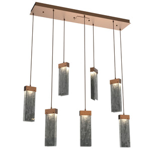 Hammerton Studio - PLB0042-07-BB-SG-C01-L1 - LED Pendant - Parallel - Burnished Bronze
