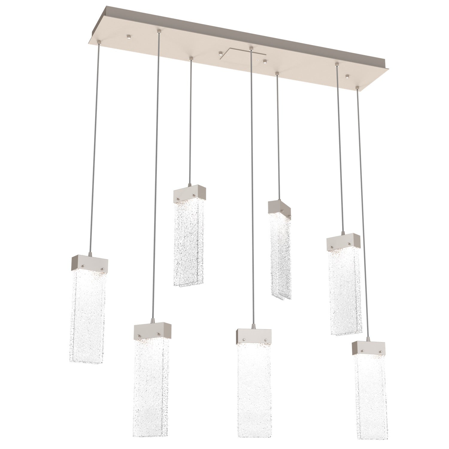 Hammerton Studio - PLB0042-07-BS-CR-C01-L3 - LED Pendant - Parallel - Beige Silver