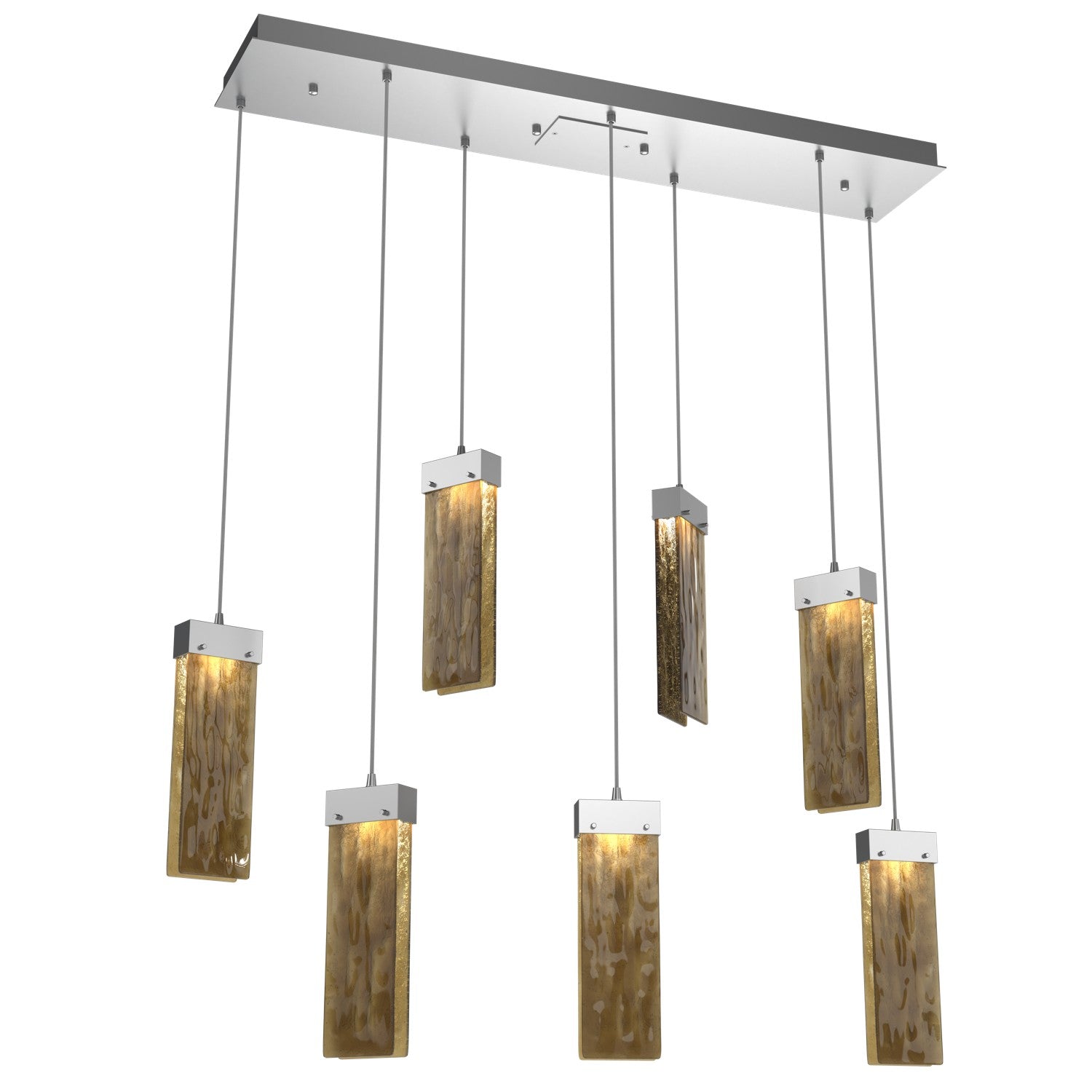 Hammerton Studio - PLB0042-07-CS-BG-C01-L3 - LED Pendant - Parallel - Classic Silver