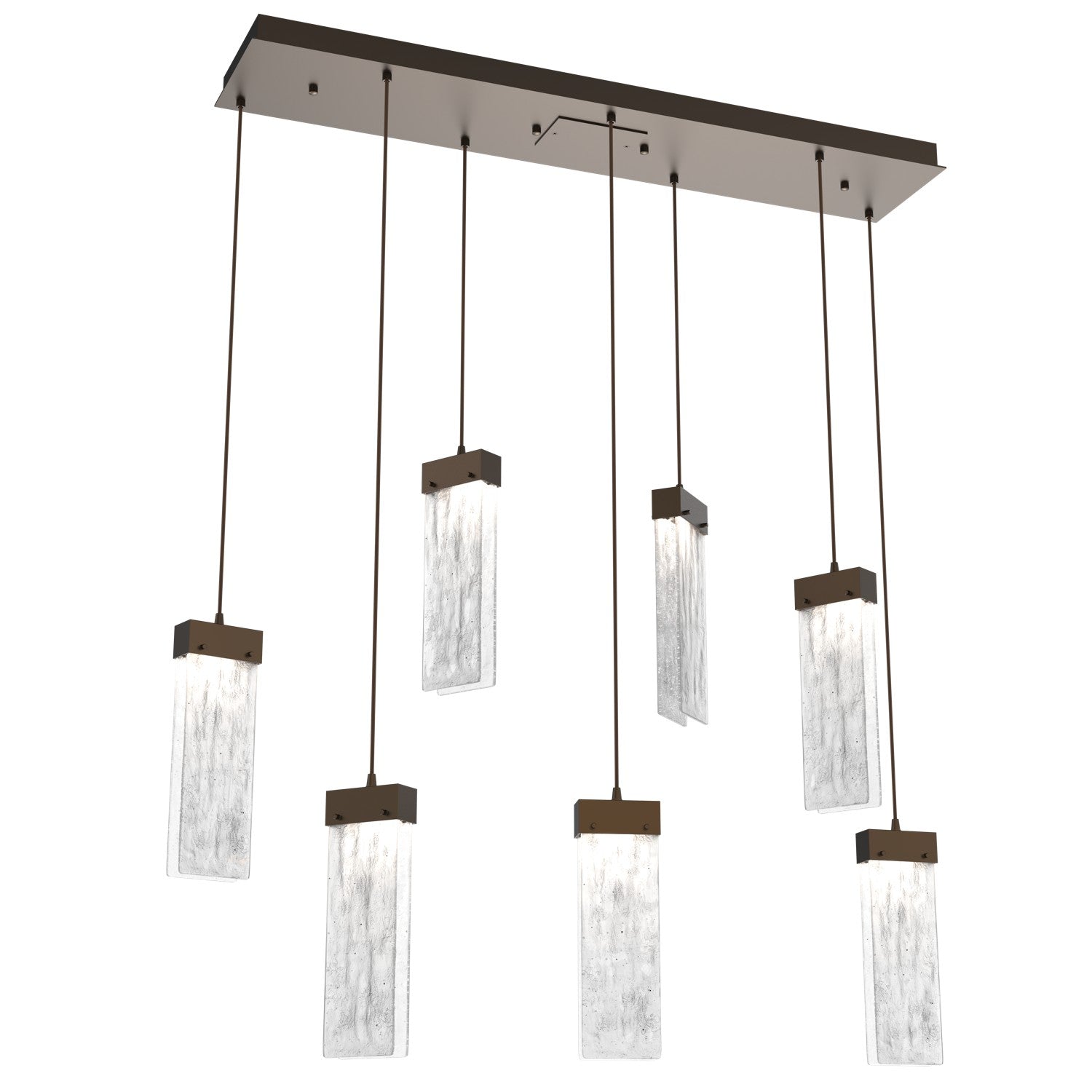 Hammerton Studio - PLB0042-07-FB-CG-C01-L1 - LED Pendant - Parallel - Flat Bronze