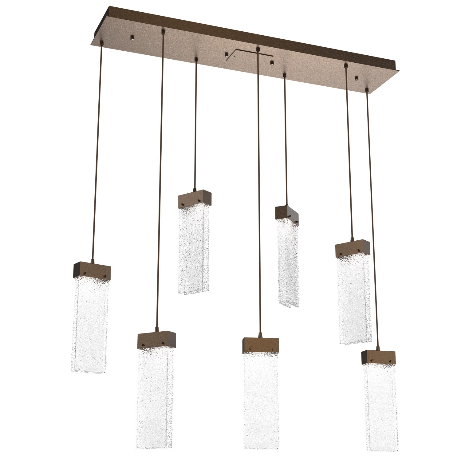 Hammerton Studio - PLB0042-07-FB-CR-C01-L3 - LED Pendant - Parallel - Flat Bronze