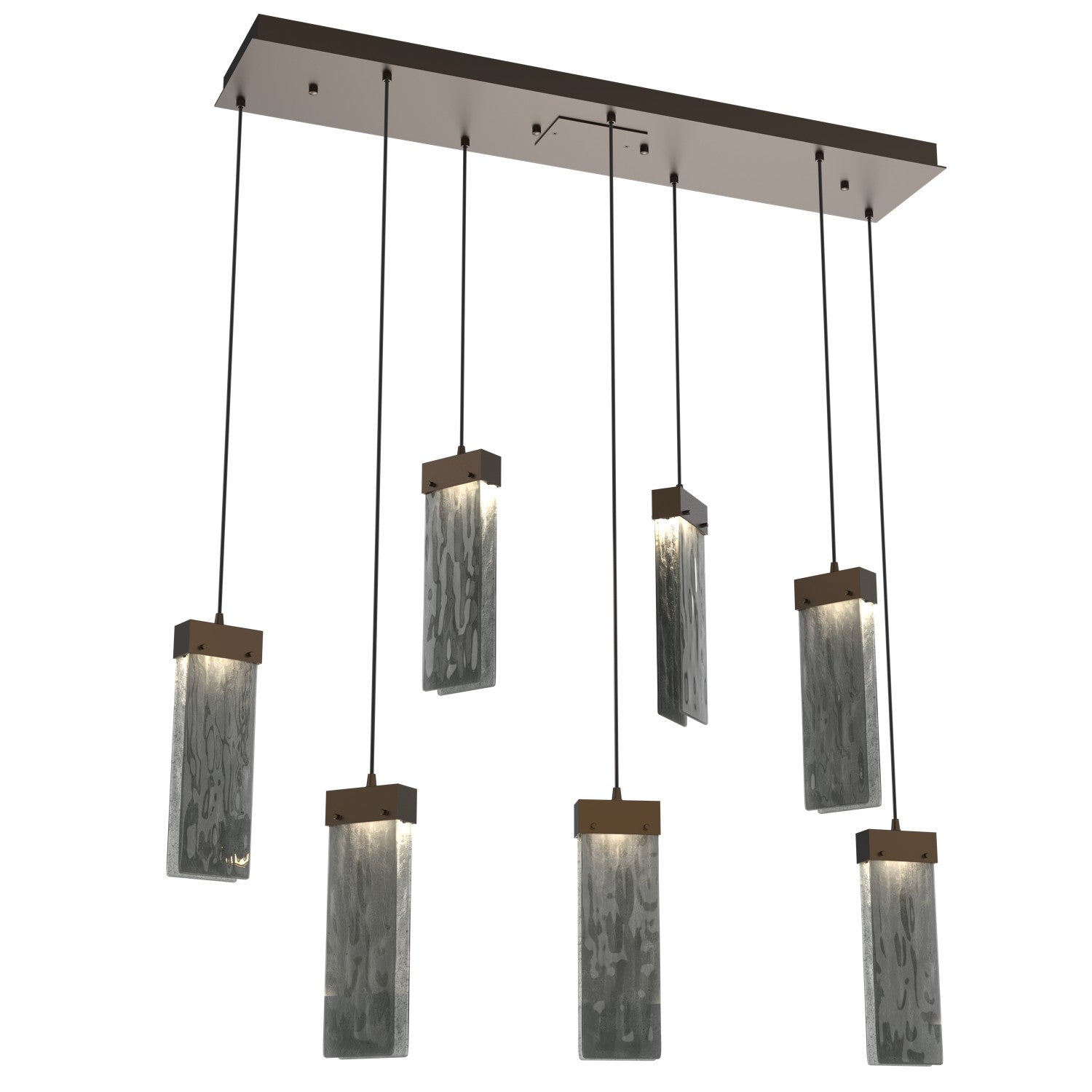 Hammerton Studio - PLB0042-07-FB-SG-C01-L1 - LED Pendant - Parallel - Flat Bronze