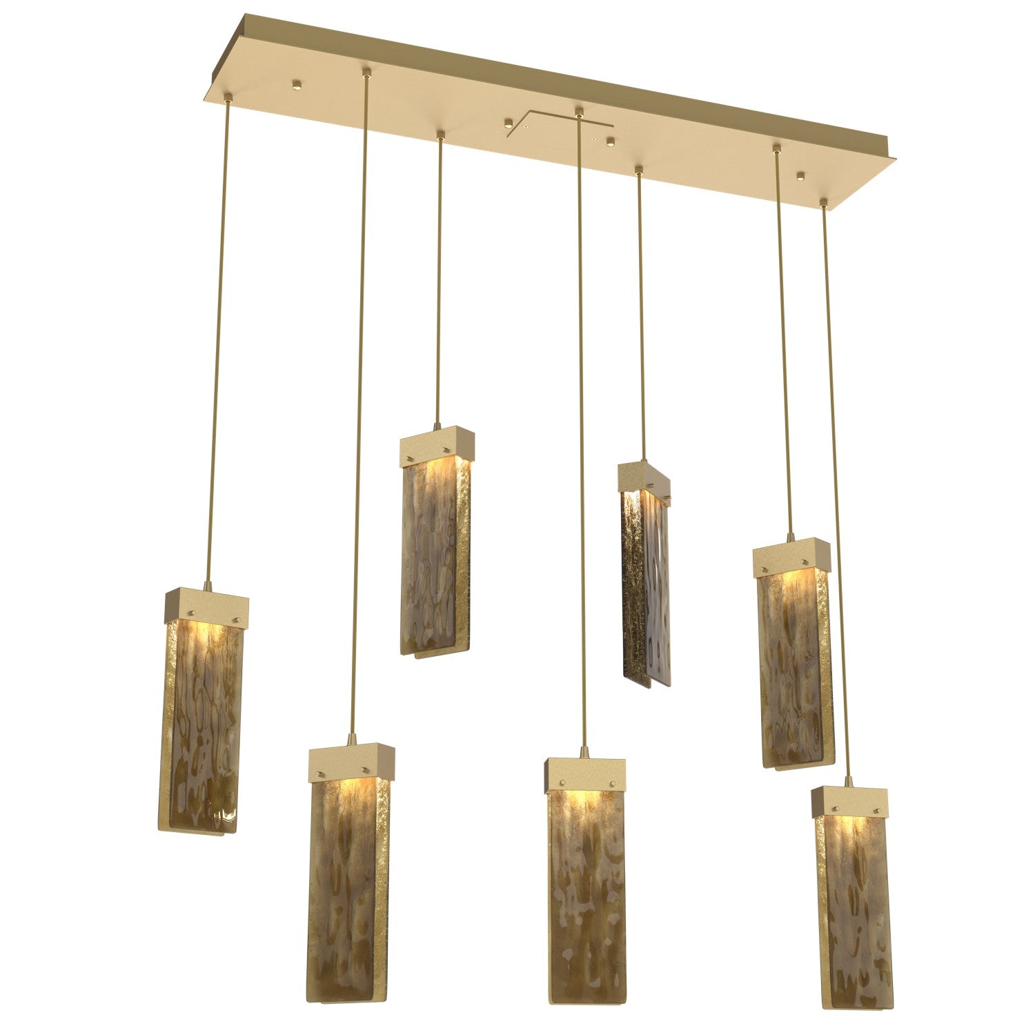 Hammerton Studio - PLB0042-07-GB-BG-C01-L1 - LED Pendant - Parallel - Gilded Brass