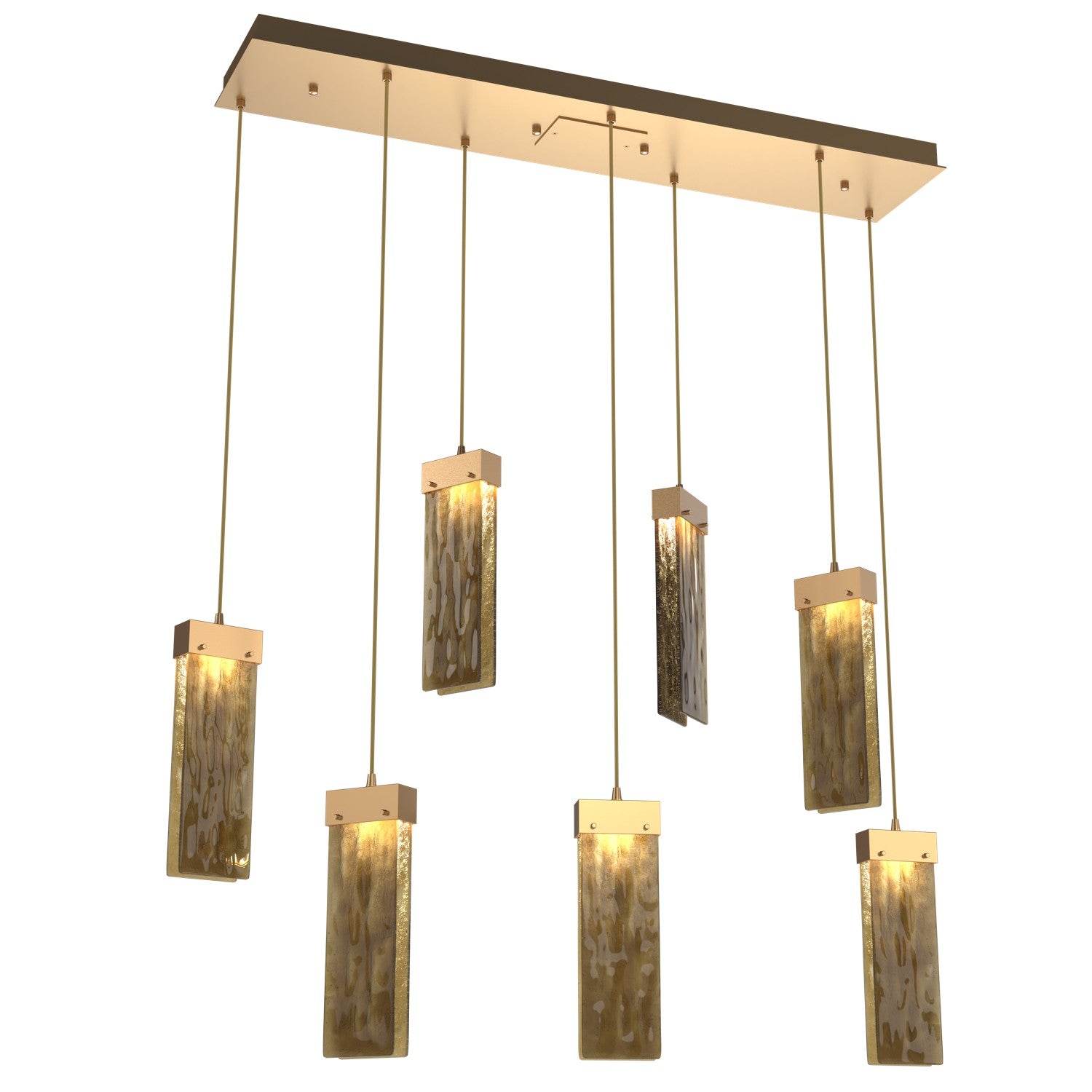 Hammerton Studio - PLB0042-07-NB-BG-C01-L3 - LED Pendant - Parallel - Novel Brass