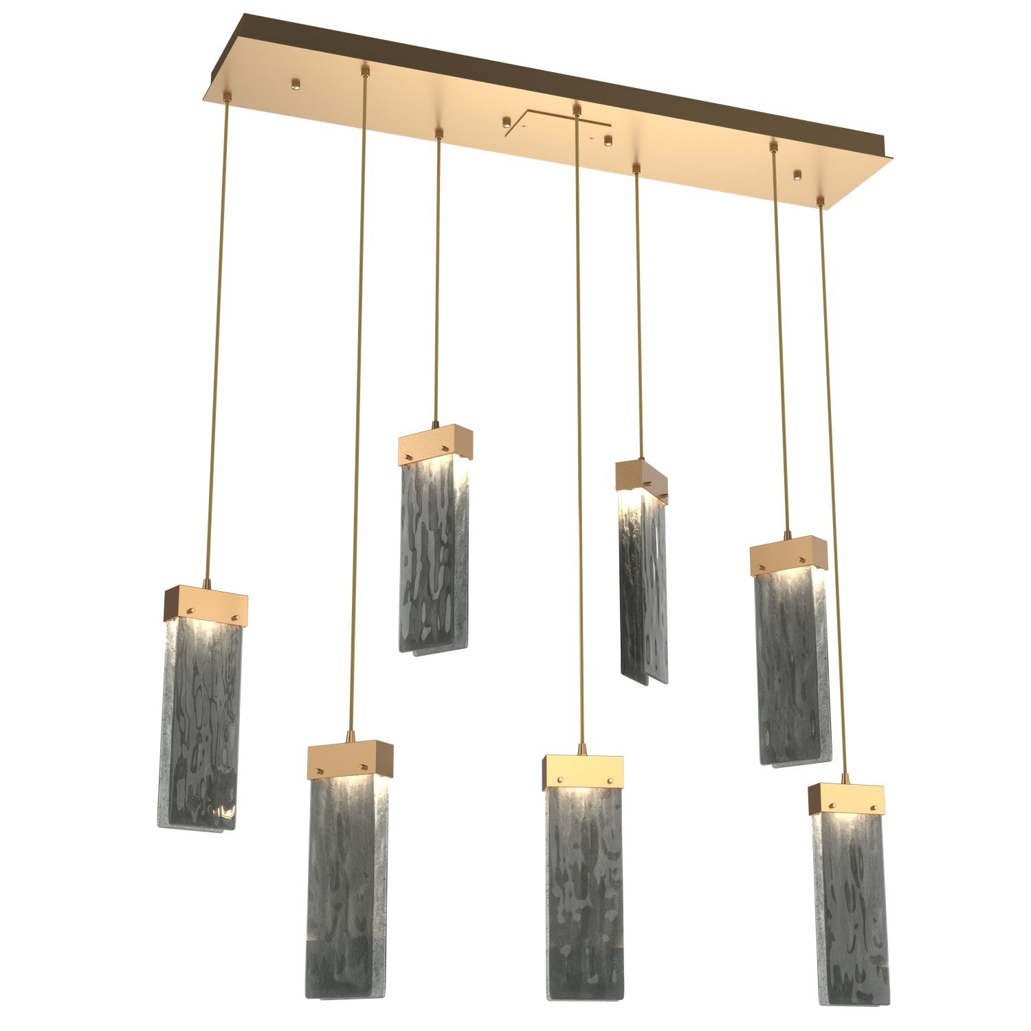 Hammerton Studio - PLB0042-07-NB-SG-C01-L1 - LED Pendant - Parallel - Novel Brass