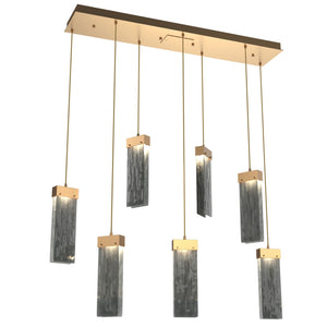 Hammerton Studio - PLB0042-07-NB-SG-C01-L1 - LED Pendant - Parallel - Novel Brass