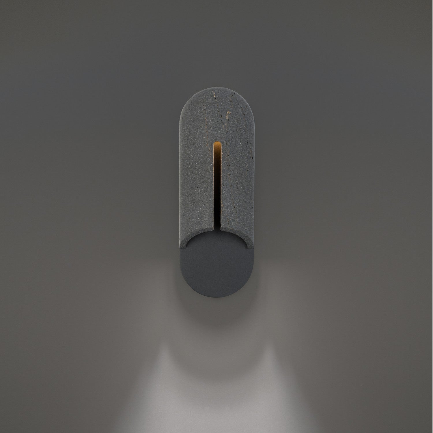 Modern Forms - WS-W10516-40-BV/BK - LED Outdoor Wall Sconce - Clog - Bassalt Stone/Black