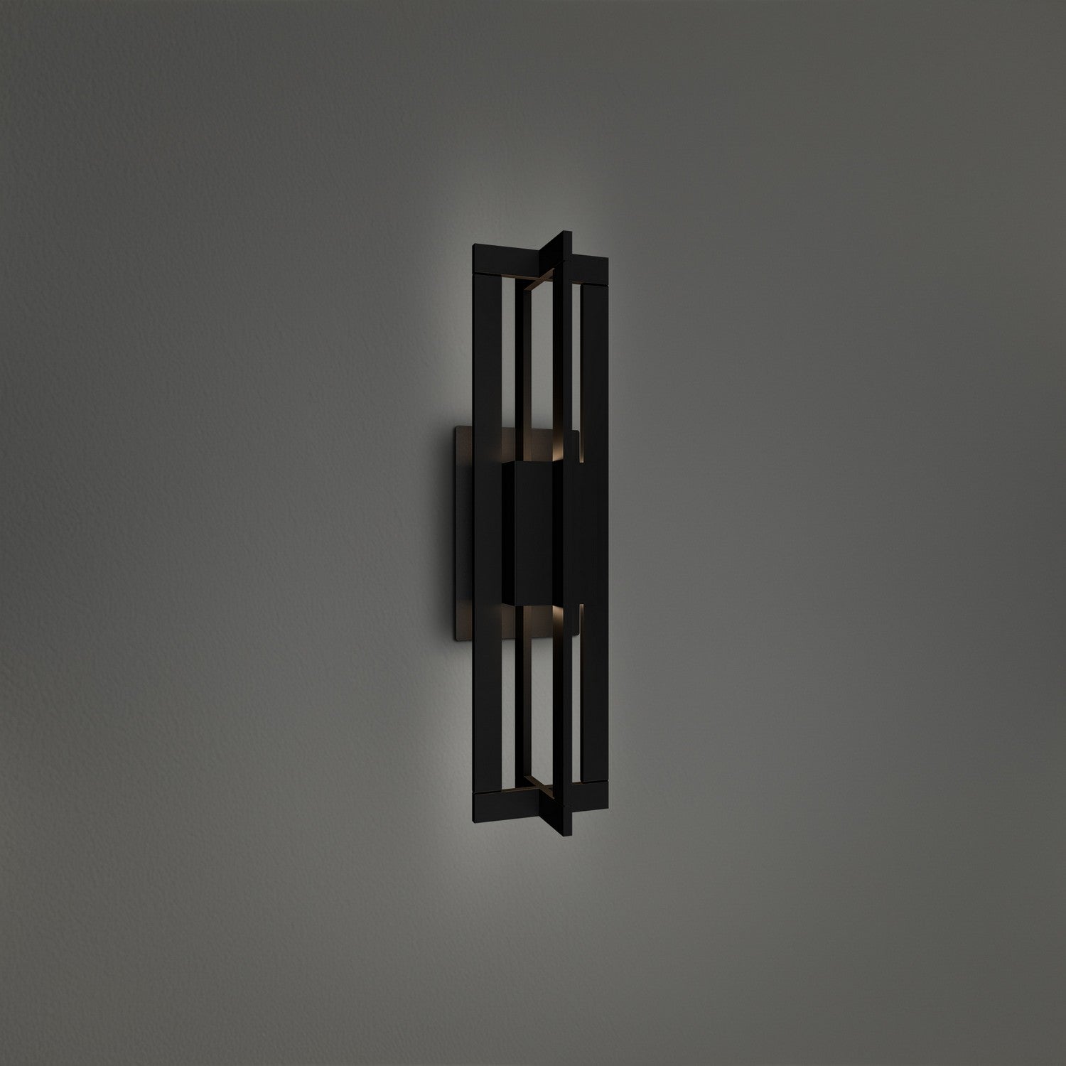 Modern Forms - WS-W78520-30-BK - LED Outdoor Wall Sconce - Gander - Black